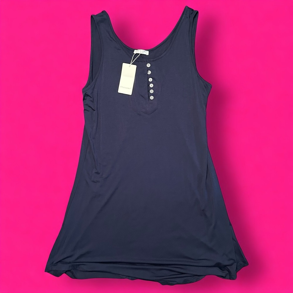 Navy sexy Nightgown - Size Large - NWT